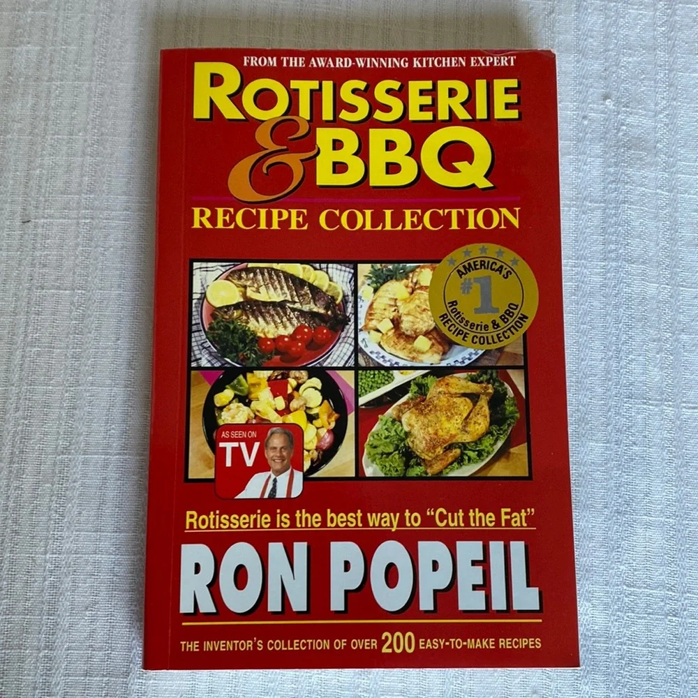 3/$22 - NWOT VTG Rotisserie & BBQ Recipe Collection by Ron Popeil